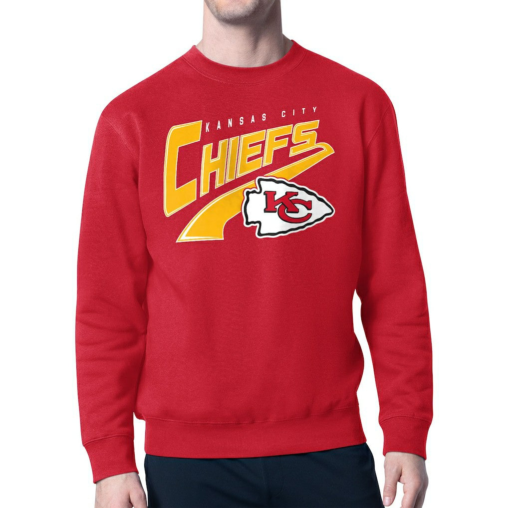 Kansas City Chiefs Starter Modern Tailsweep Fleece Sweatshirt Red | NFL