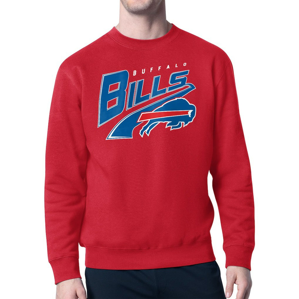 Buffalo Bills Starter Modern Tailsweep Fleece Sweatshirt Red | NFL