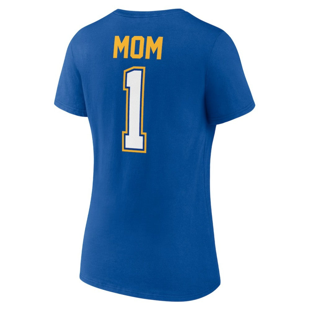 Buffalo Sabres Women's Mother's Day V-Neck T-Shirt - Royal - NHL
