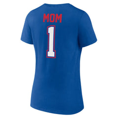 New York Rangers Women's Mother's Day V-Neck T-Shirt - Blue - NHL