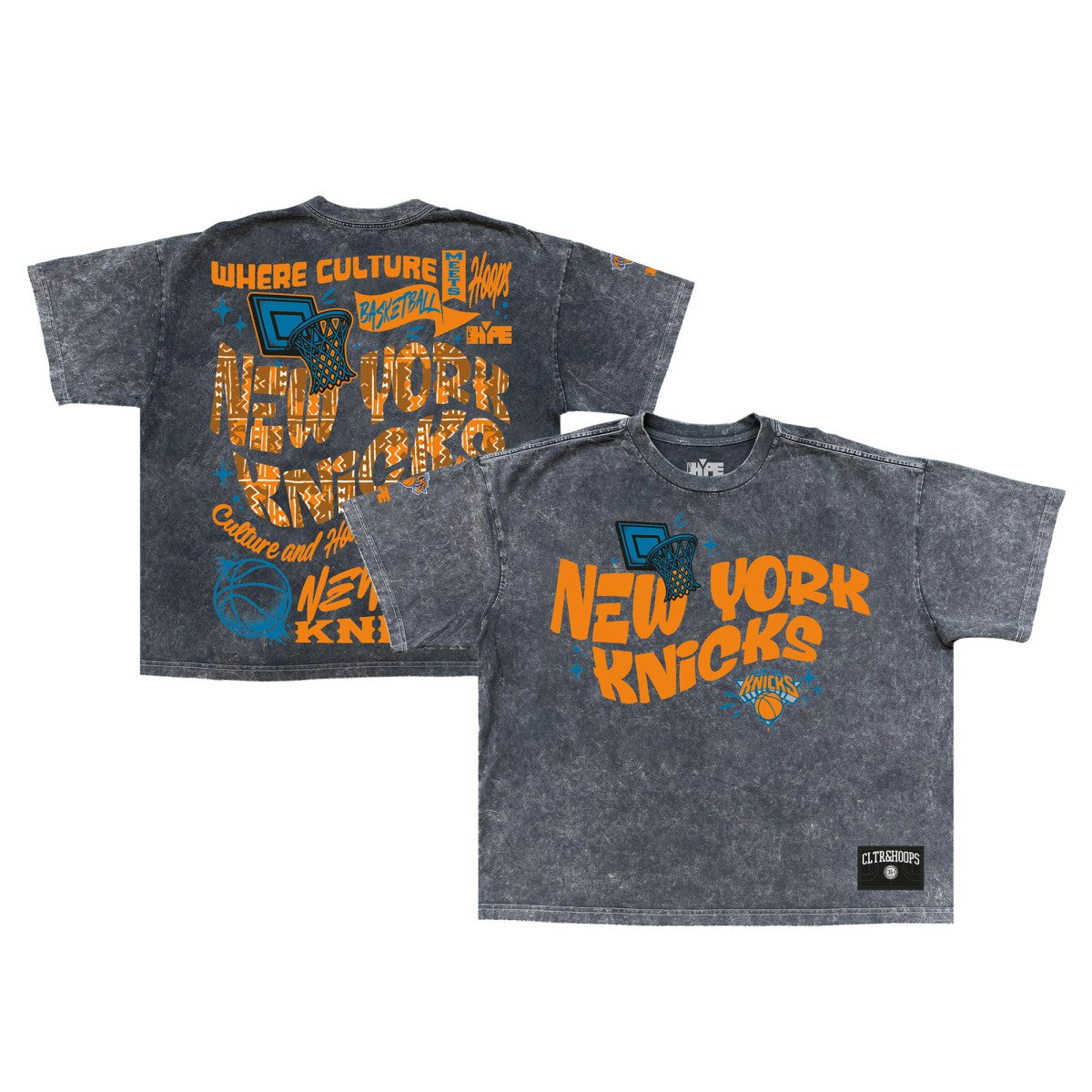 New York Knicks Culture Clash Collection Premium T-Shirt Black - NBA