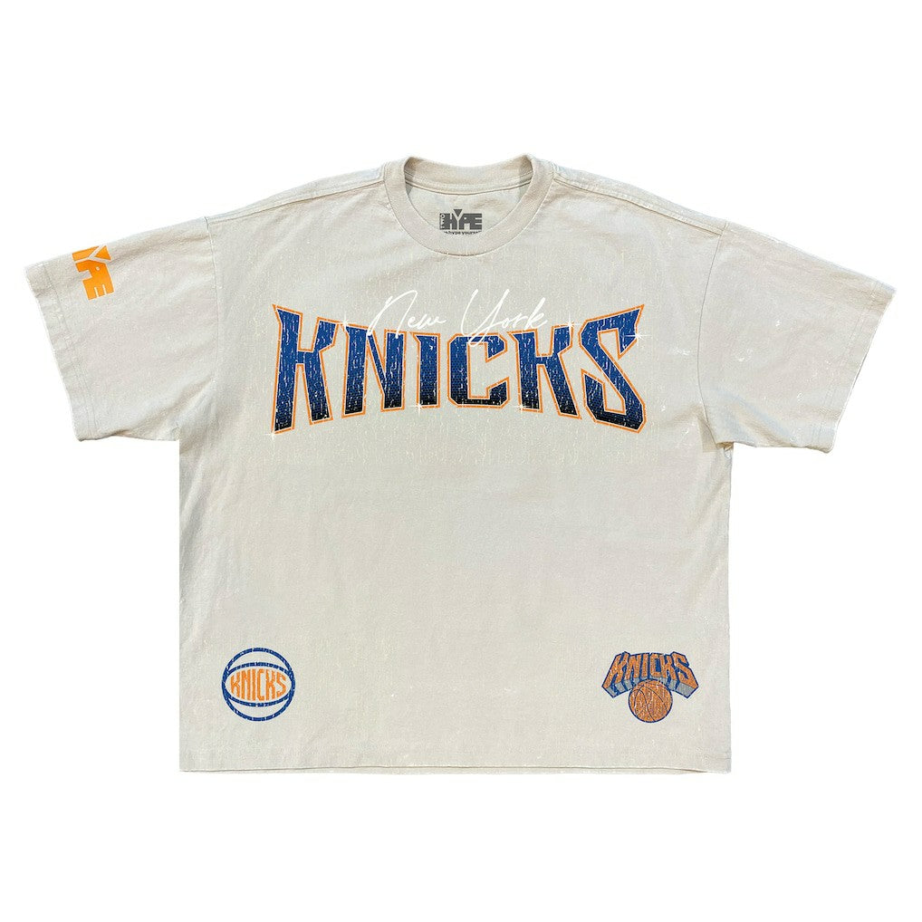 New York Knicks Legend Row Collection Premium T-Shirt Cream - NBA