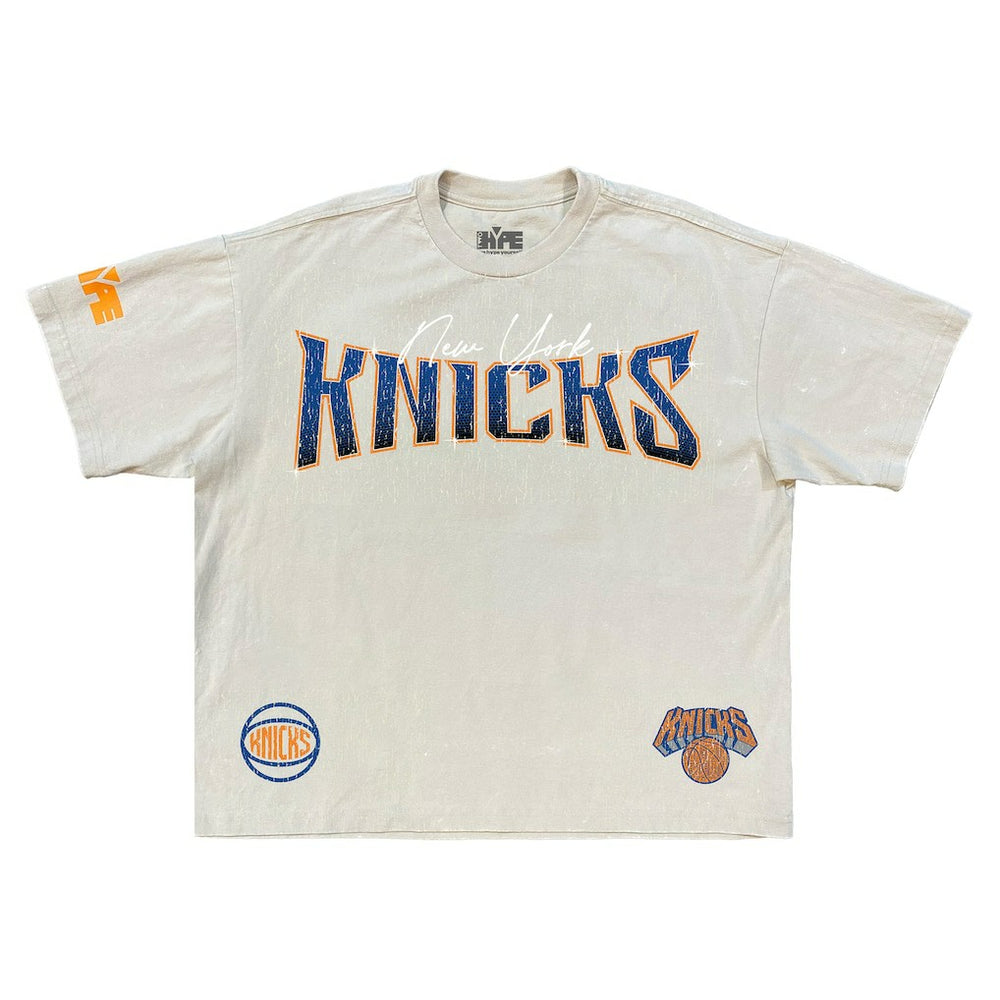 New York Knicks Legend Row Collection Premium T-Shirt Cream - NBA