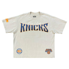 New York Knicks Legend Row Collection Premium T-Shirt Cream - NBA
