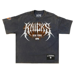 New York Knicks Shock Wave Collection Premium T-Shirt Gray - NBA