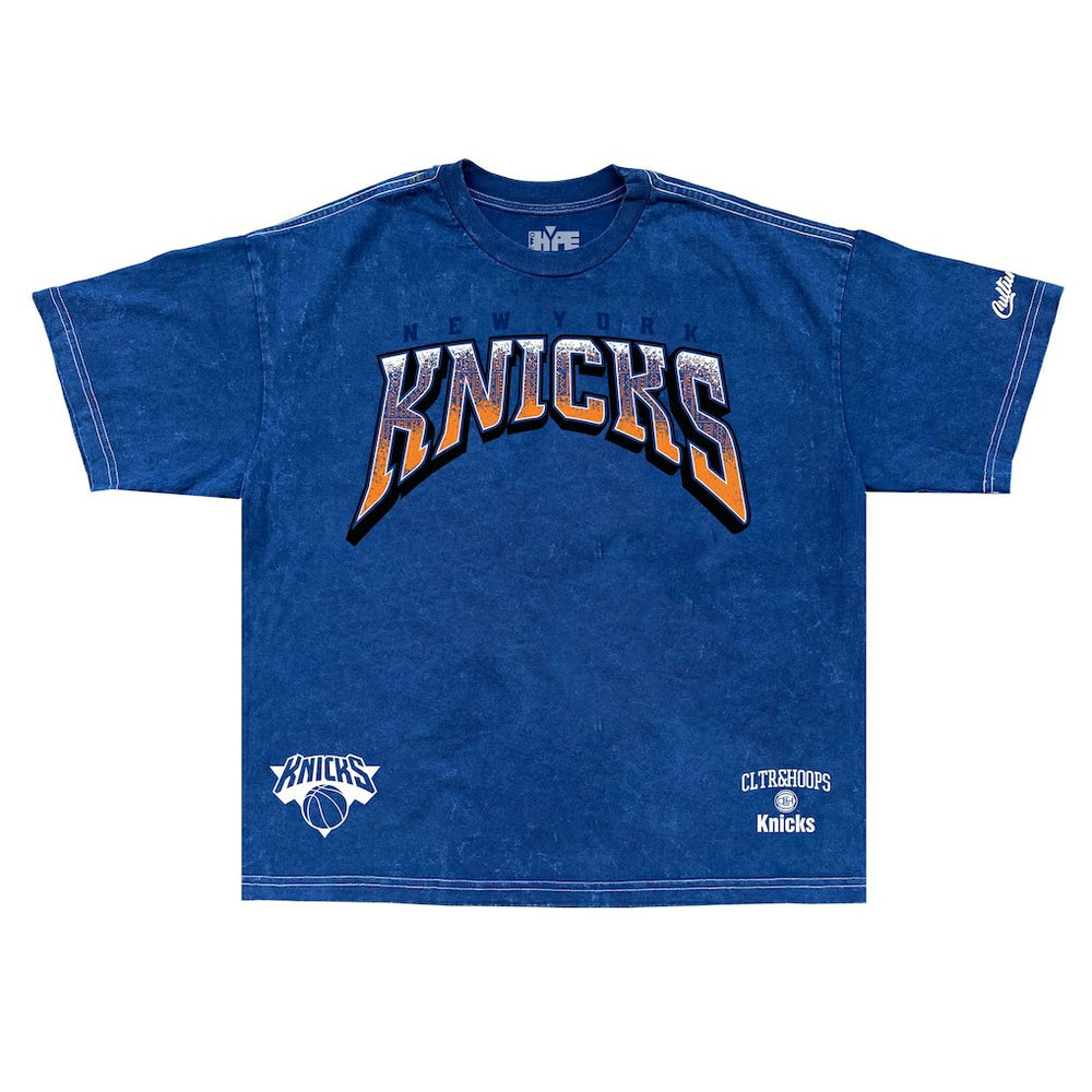 New York Knicks Drip & Dime Collection Premium T-Shirt Blue - NBA