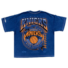 New York Knicks Drip & Dime Collection Premium T-Shirt Blue - NBA
