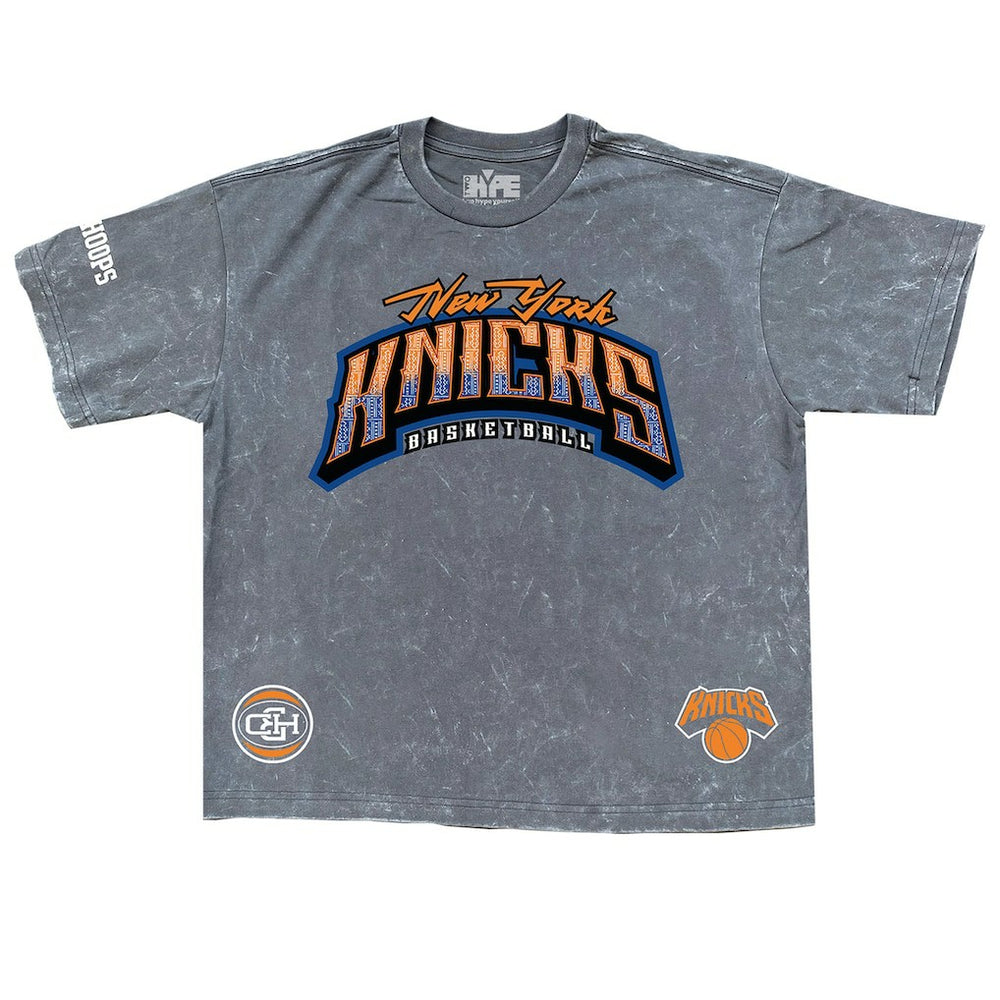 New York Knicks Banner Era Collection Premium T-Shirt Gray - NBA