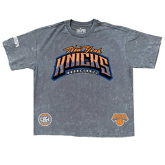 New York Knicks Banner Era Collection Premium T-Shirt Gray - NBA