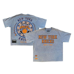 New York Knicks Culture Worldwide Collection Premium T-Shirt Powder Blue - NBA