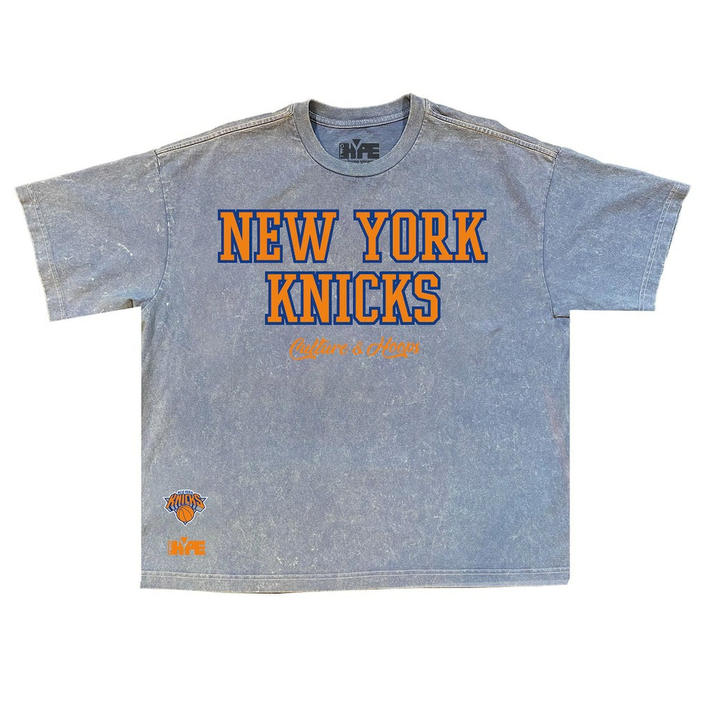 New York Knicks Culture Worldwide Collection Premium T-Shirt Powder Blue - NBA