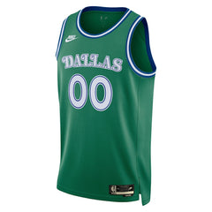 Dallas Mavericks Unisex Swingman Custom Jersey Classic Editi- Green - NBA