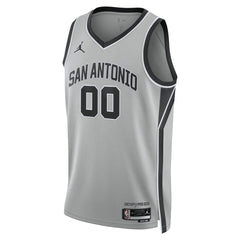 San Antonio Spurs Jordan Brand Unisex Swingman Custom Jersey Statement Edition Silver - NBA