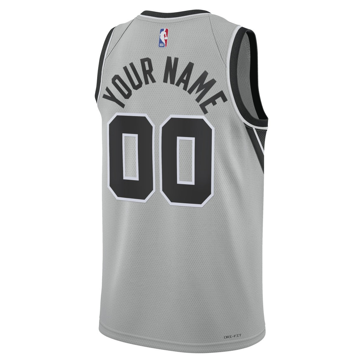 San Antonio Spurs Jordan Brand Unisex Swingman Custom Jersey Statement Edition Silver - NBA