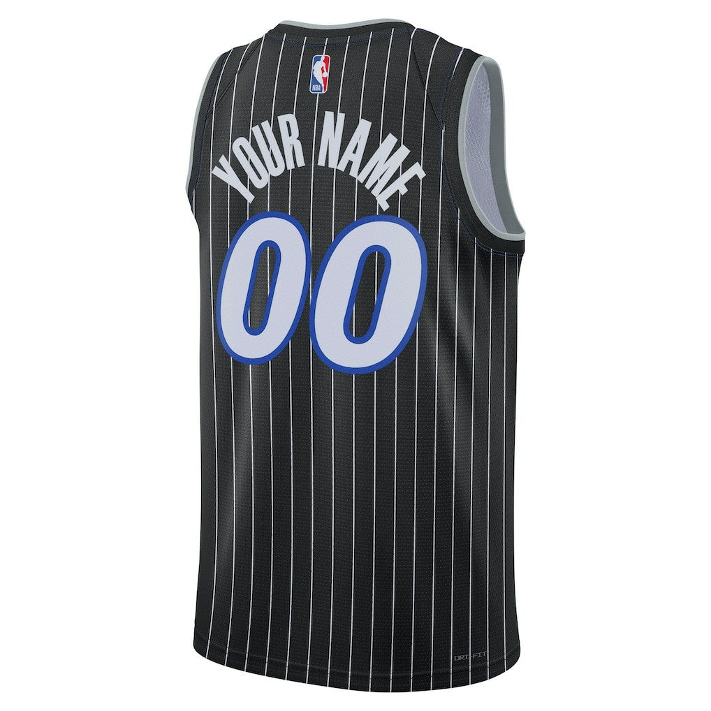 Orlando Magic Jordan Brand Unisex Swingman Custom Jersey Statement Edition Black - NBA