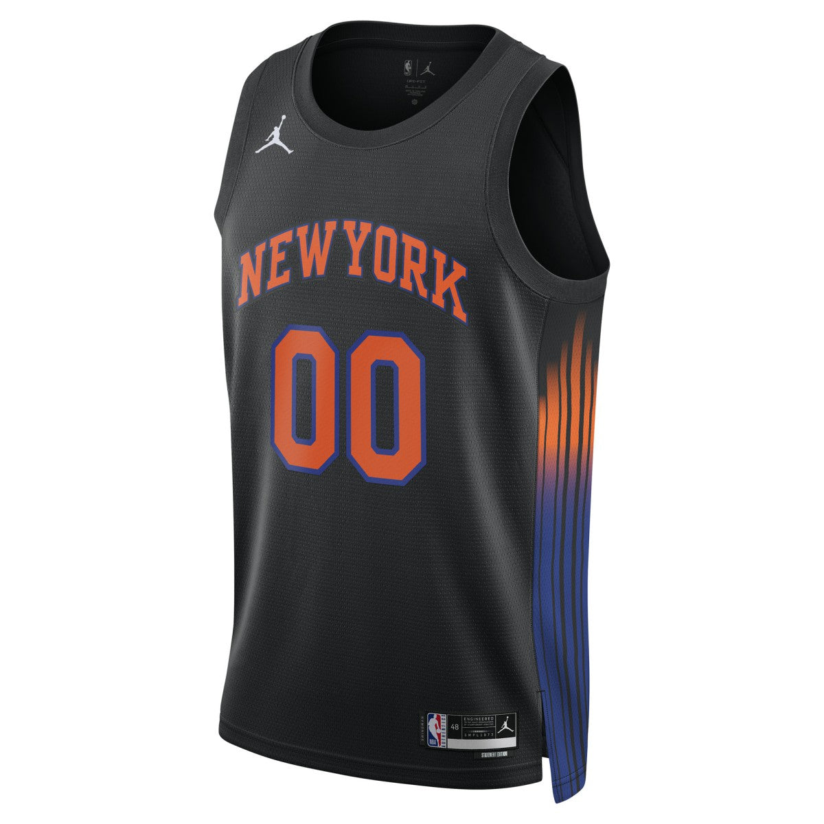 New York Knicks Jordan Brand Unisex Swingman Custom Jersey Statement Edition Black - NBA