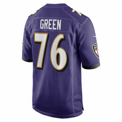 Kenyon Green Baltimore Ravens Team Game Jersey Purple | Nike for Sale