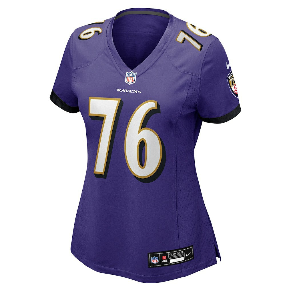 Kenyon Green Baltimore Ravens Women's Team Game Jersey Purple | Nike for Sale