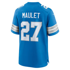 Arthur Maulet Detroit Lions Team Game Jersey Blue | Nike for Sale