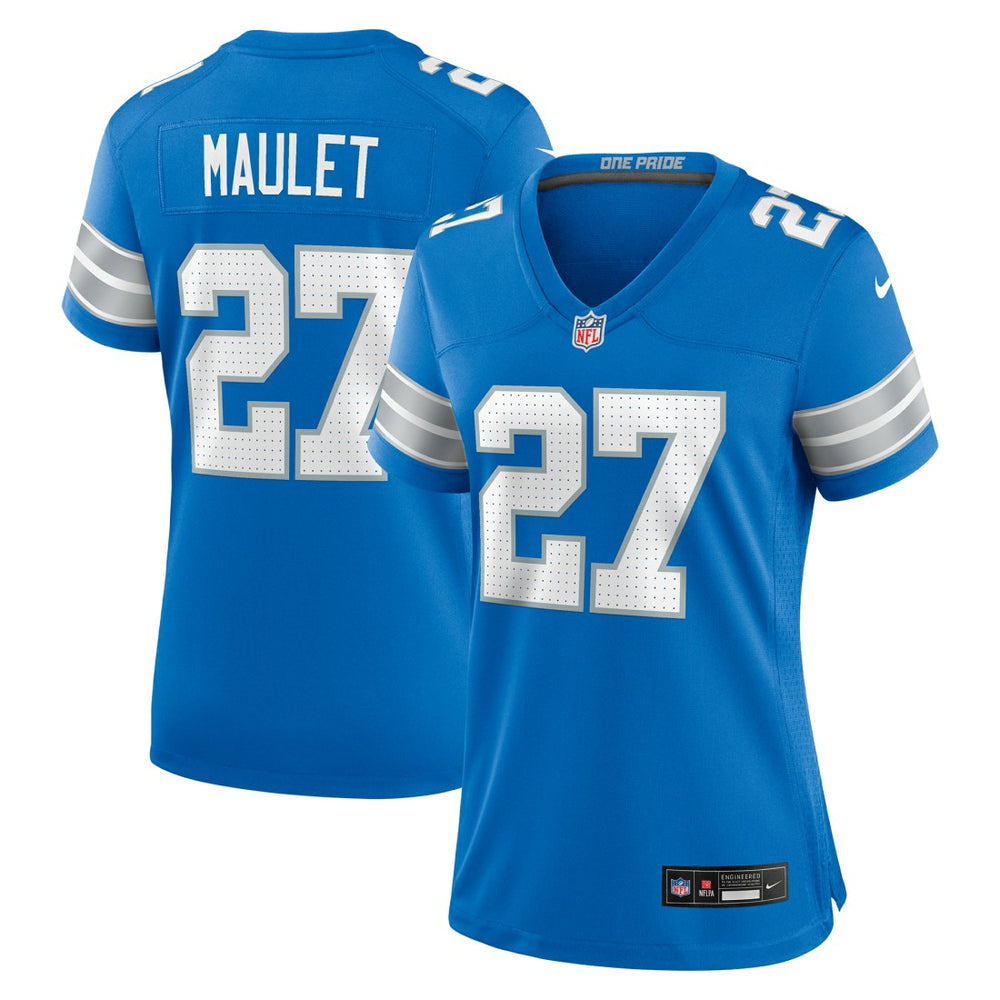 Arthur Maulet Detroit Lions Women's Team Game Jersey Blue | Nike for Sale