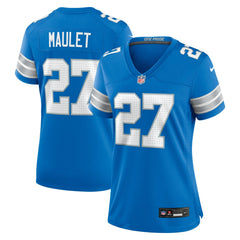 Arthur Maulet Detroit Lions Women's Team Game Jersey Blue | Nike for Sale