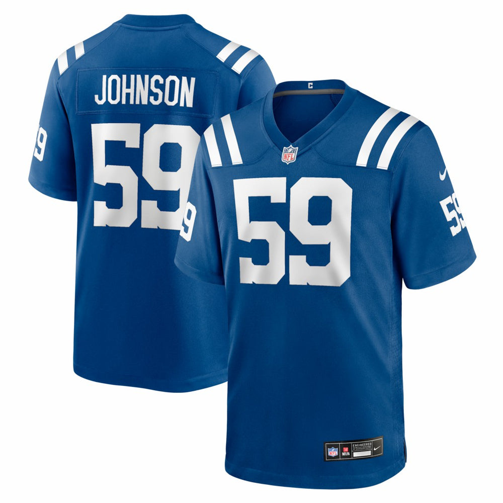 Buddy Johnson Indianapolis Colts Team Game Jersey Royal | Nike for Sale
