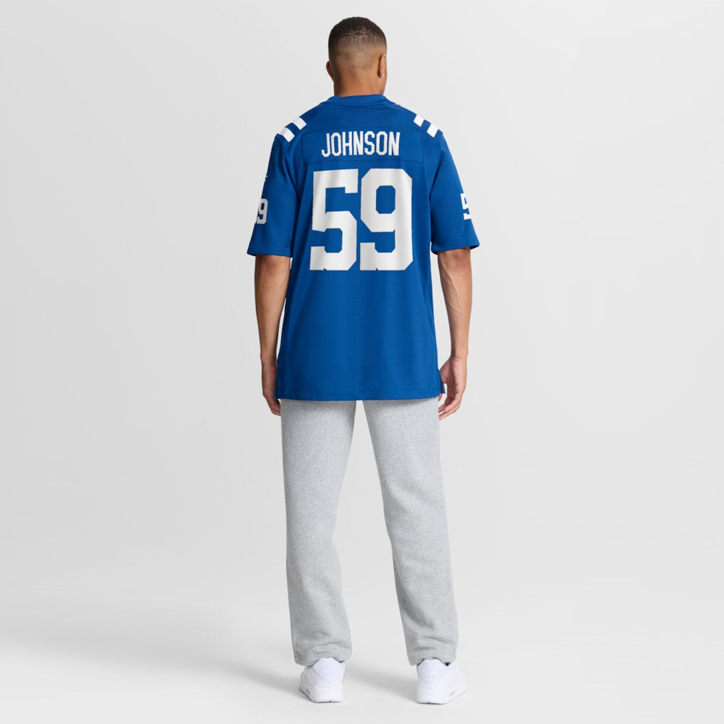 Buddy Johnson Indianapolis Colts Team Game Jersey Royal | Nike for Sale