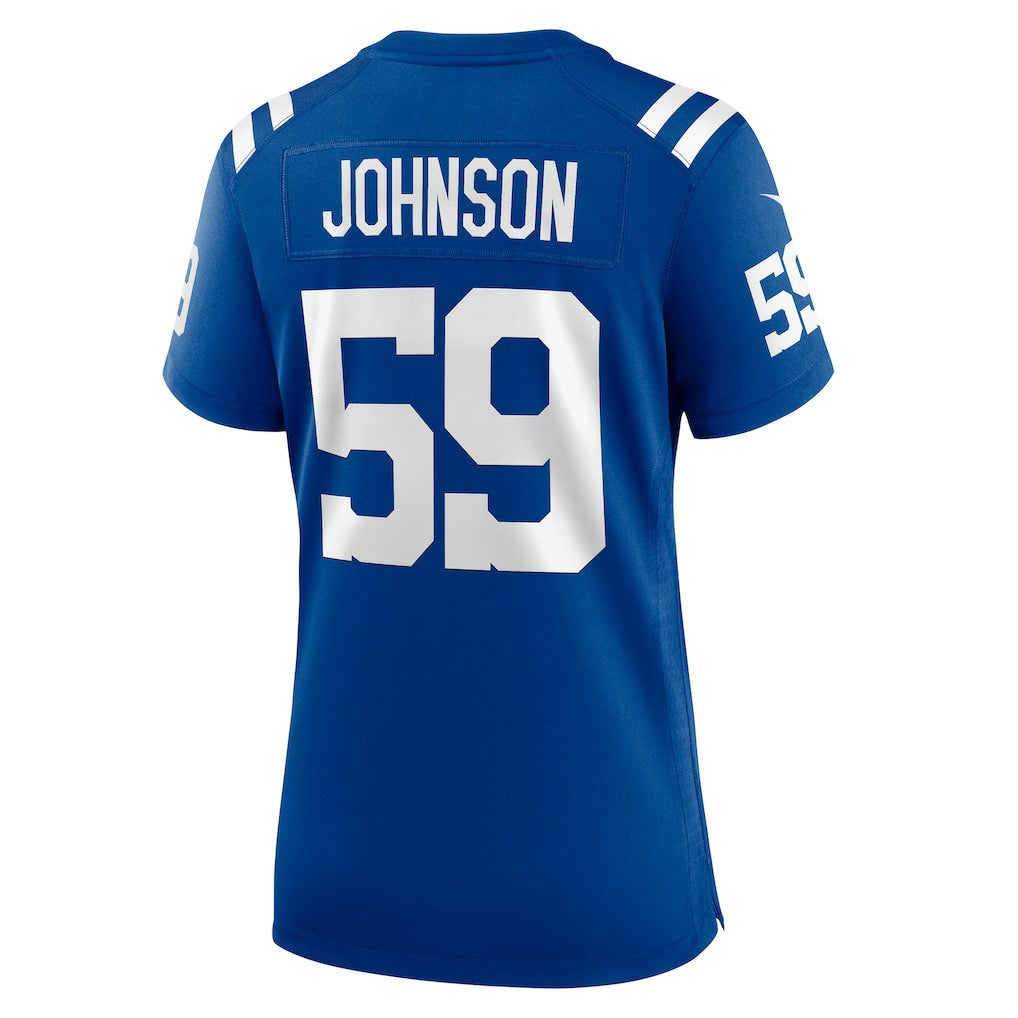Buddy Johnson Indianapolis Colts Women's Team Game Jersey Royal | Nike for Sale