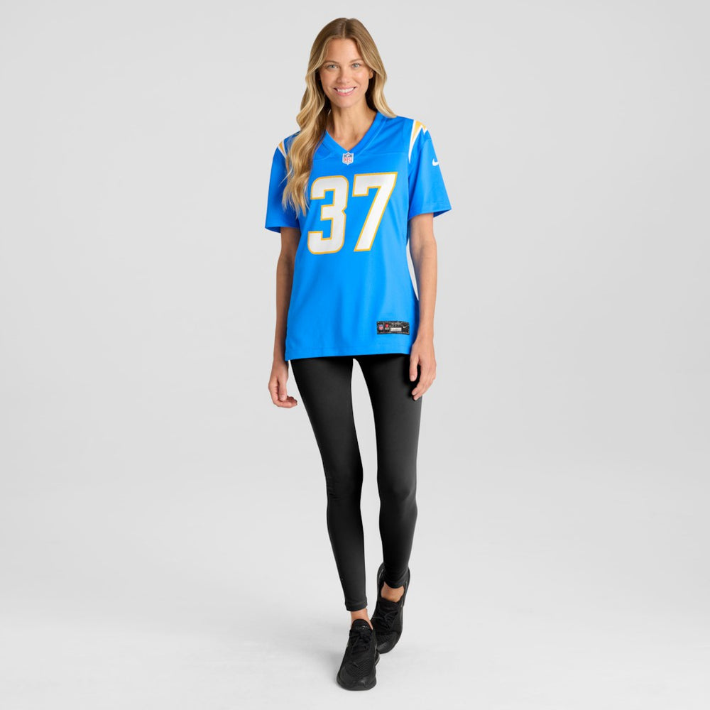 Isas Waxter Los Angeles Chargers Women's Team Game Jersey Powder Blue | Nike for Sale