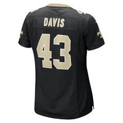 Michael Davis New Orleans Saints Women's Team Game Jersey Black | Nike for Sale