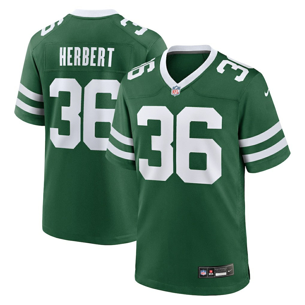 Khalil Herbert New York Jets Team Game Jersey Legacy Green | Nike for Sale