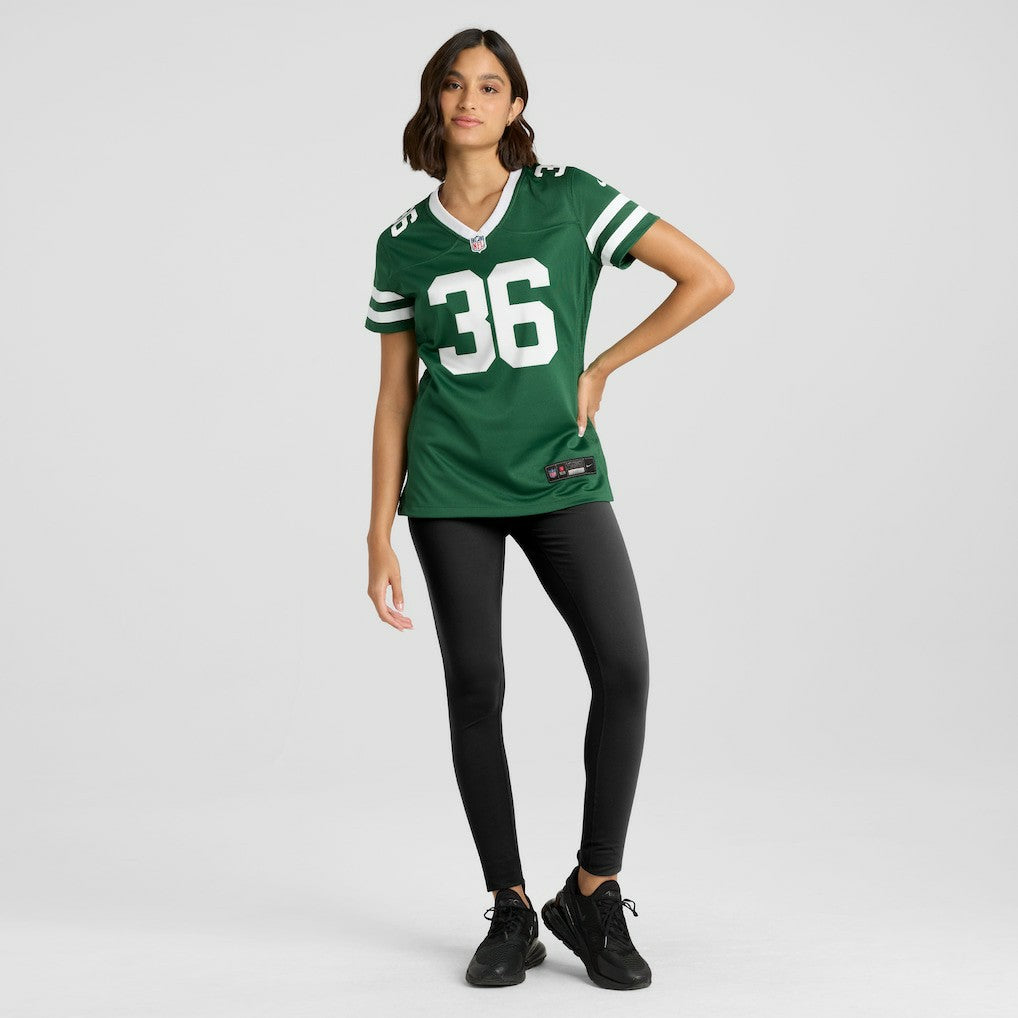 Khalil Herbert New York Jets Women's Team Game Jersey Legacy Green | Nike for Sale