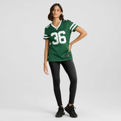 Khalil Herbert New York Jets Women's Team Game Jersey Legacy Green | Nike for Sale