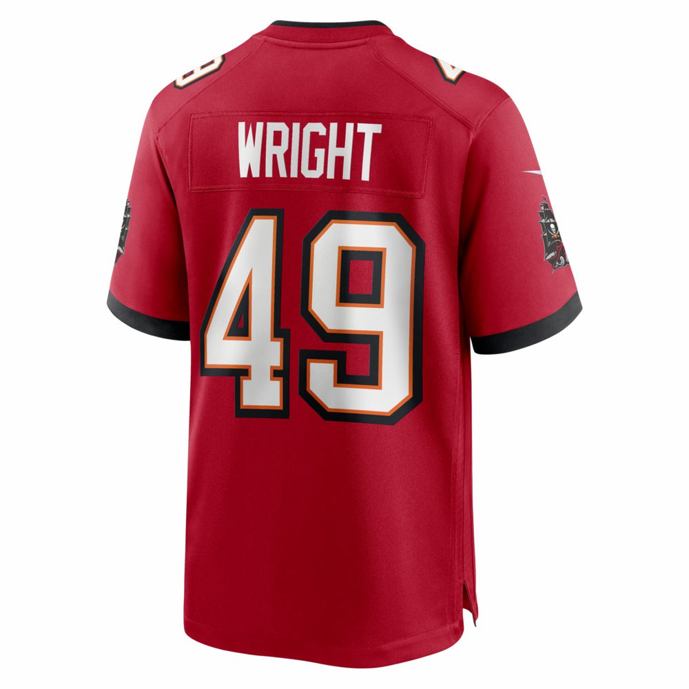 Owen Wright Tampa Bay Buccaneers Team Game Jersey Red | Nike for Sale