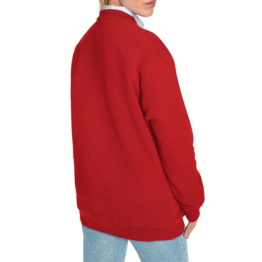Buffalo Bills Starter Women's Arch Stripe Fleece Sweatshirt Red | NFL