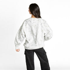 Minnesota Vikings Gameday Couture Women's Whiteout Oversized Premium Fleece Sweatshirt Arctic Camo | NFL