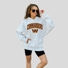 Washington Commanders Gameday Couture Women's Fan Edition Premium Weight Hoodie Ash | NFL
