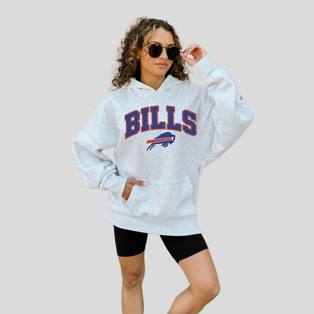 Buffalo Bills Gameday Couture Women's Fan Edition Premium Weight Hoodie Ash | NFL