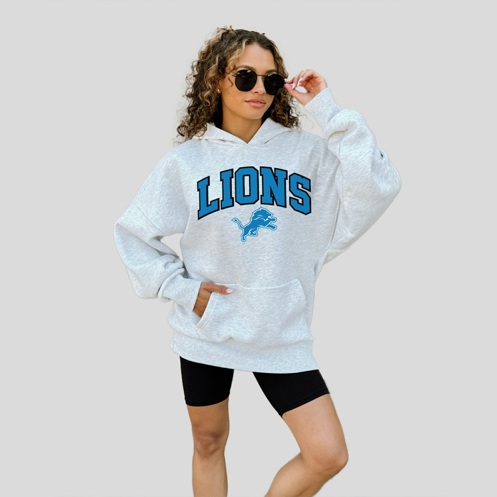 Detroit Lions Gameday Couture Women's Fan Edition Premium Weight Hoodie Ash | NFL