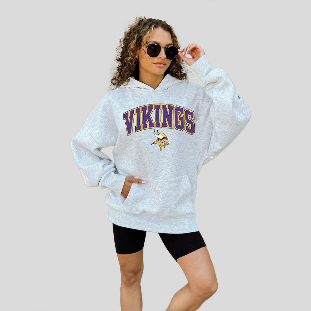 Minnesota Vikings Gameday Couture Women's Fan Edition Premium Weight Hoodie Ash | NFL