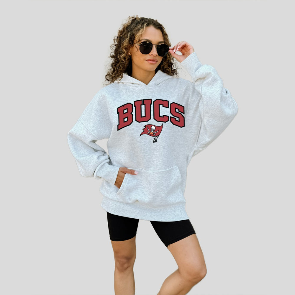 Tampa Bay Buccaneers Gameday Couture Women's Fan Edition Premium Weight Hoodie Ash | NFL