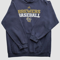 Milwaukee Brewers Adidas 2000s Pullover Sweatshirt - MLB