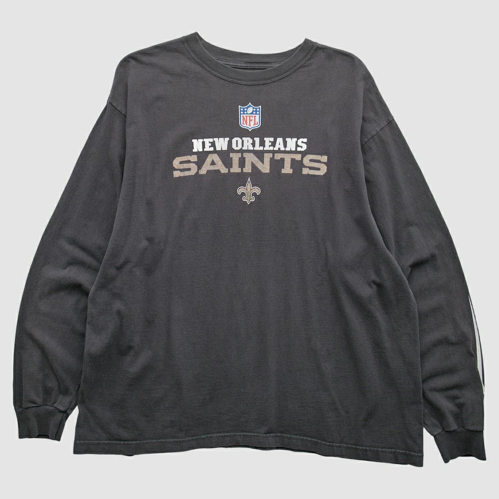 New Orleans Saints 2000s Long Sleeve T-Shirt Black Vintage | Fanatics