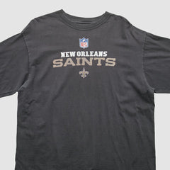 New Orleans Saints 2000s Long Sleeve T-Shirt Black Vintage | Fanatics