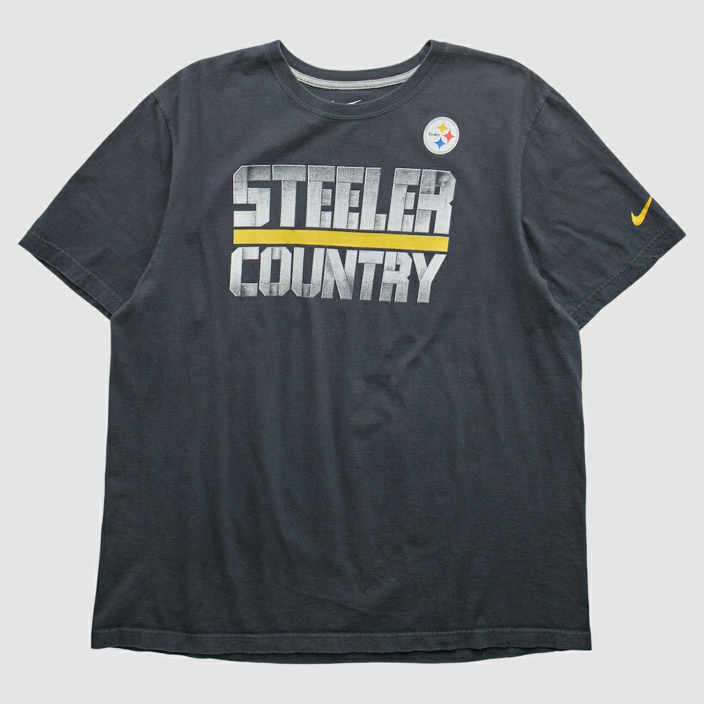 Pittsburgh Steelers 2010s T-Shirt Black Vintage | Fanatics
