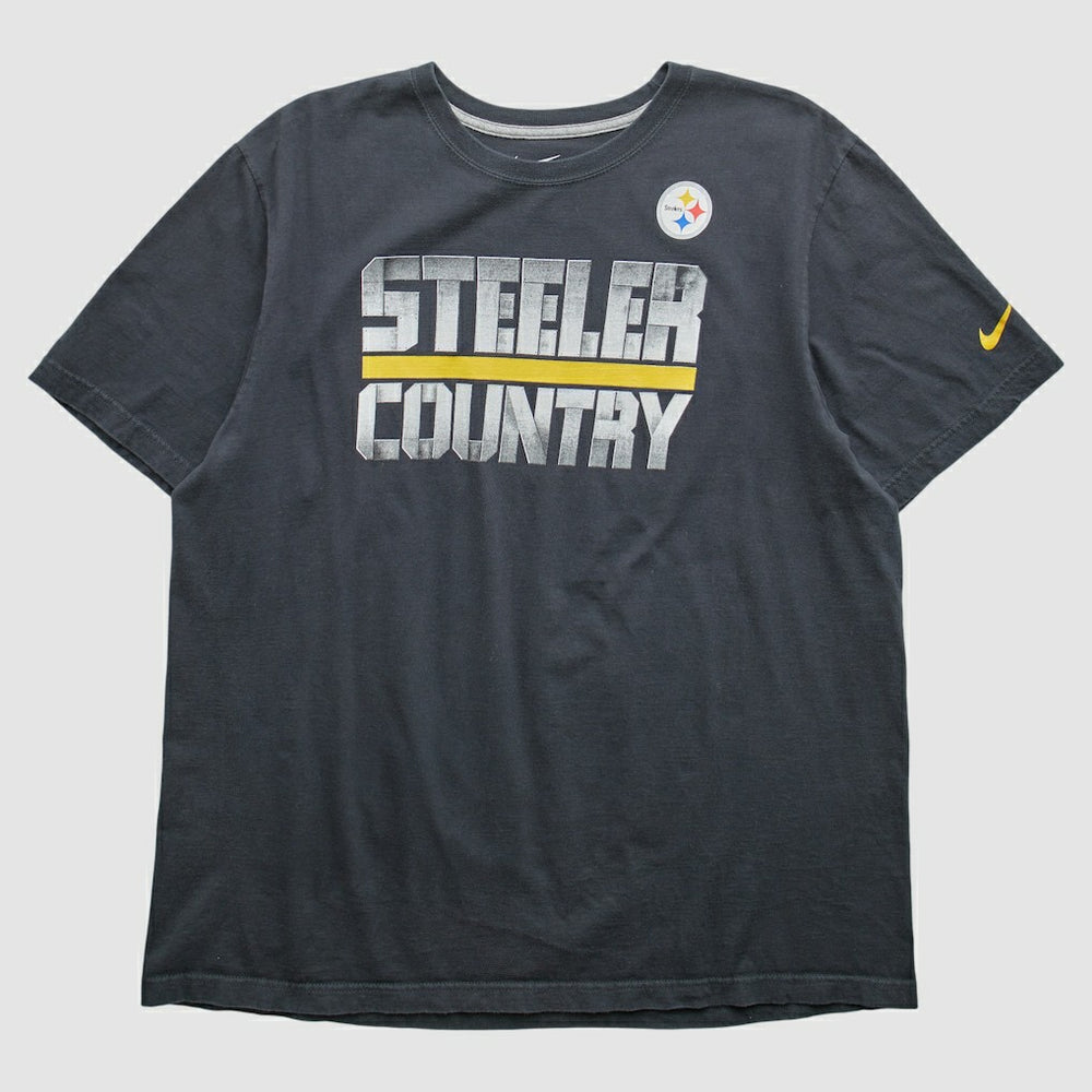 Pittsburgh Steelers 2010s T-Shirt Black Vintage | Fanatics