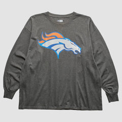 Denver Broncos 2010s Long Sleeve T-Shirt Dark Heather Gray Vintage | Fanatics