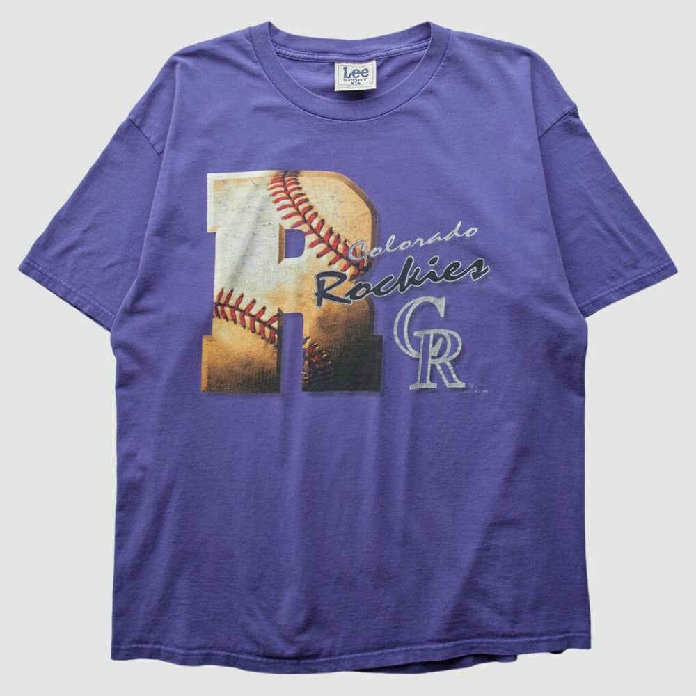 Colorado Rockies Lee Apparel 90s T-Shirt - MLB