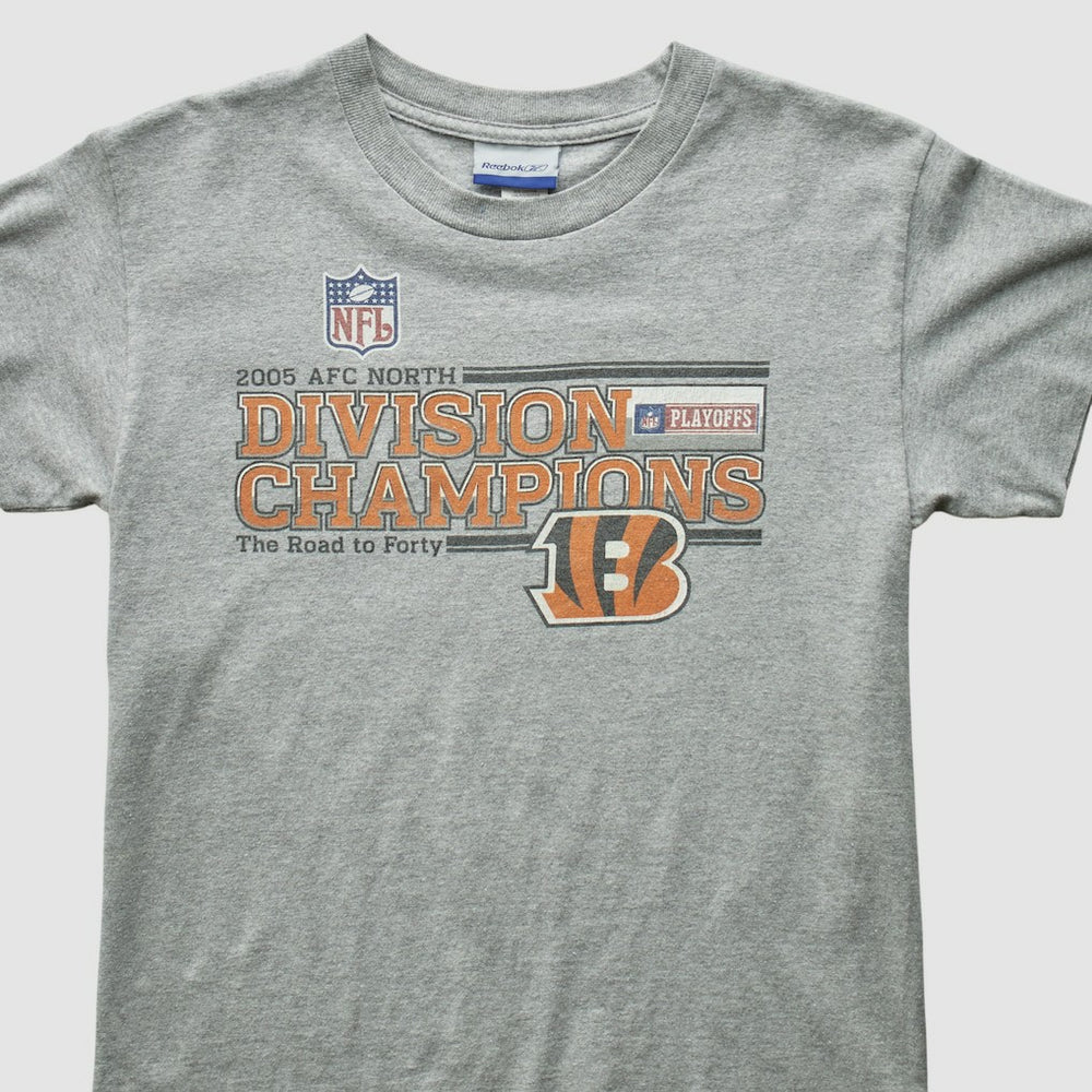 Cincinnati Bengals Reebok 2005 T-Shirt Gray Vintage | Fanatics