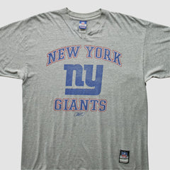 New York Giants Reebok 2000s T-Shirt Heather Gray Vintage | Fanatics